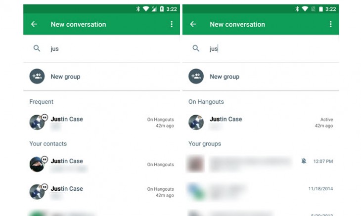 google hangouts android