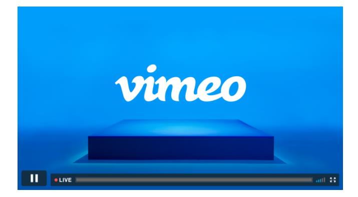 vimeo livestream