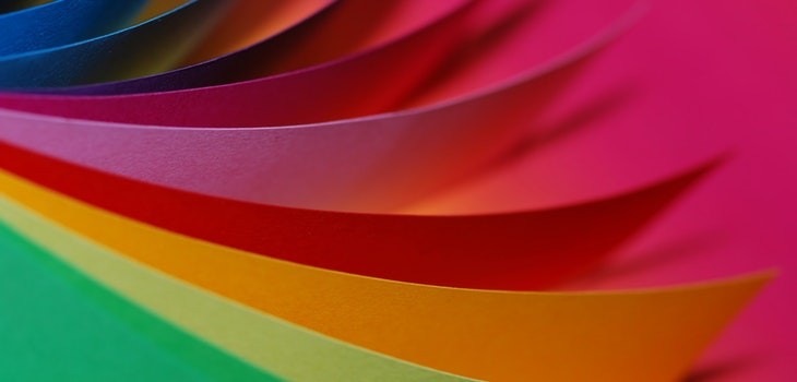 Colores brillantes sitio web