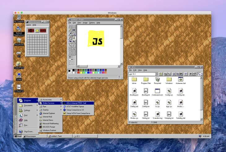 Windows95app