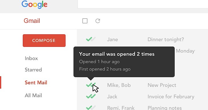 Mailtrack para Gmail