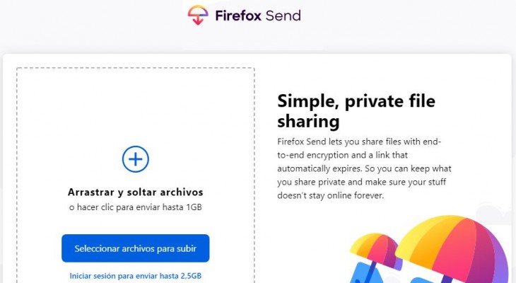 Firefox send