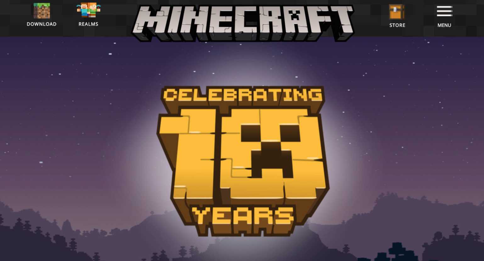 Minecraft 10 años