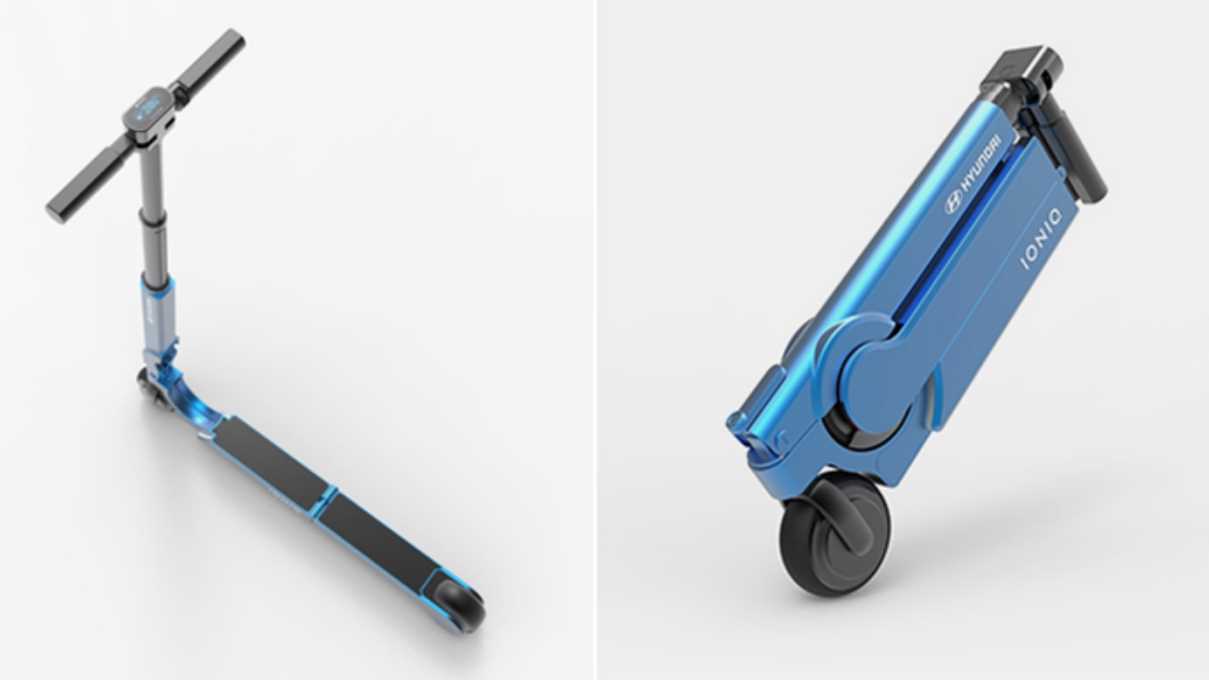 Este es el nuevo patinete eléctrico de Hyundai y Kia, integrado en el coche