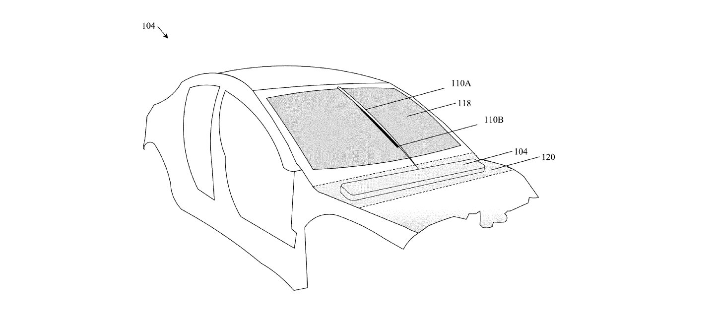 Tesla patenta sistema de parabrisas adecuado para coches autónomos