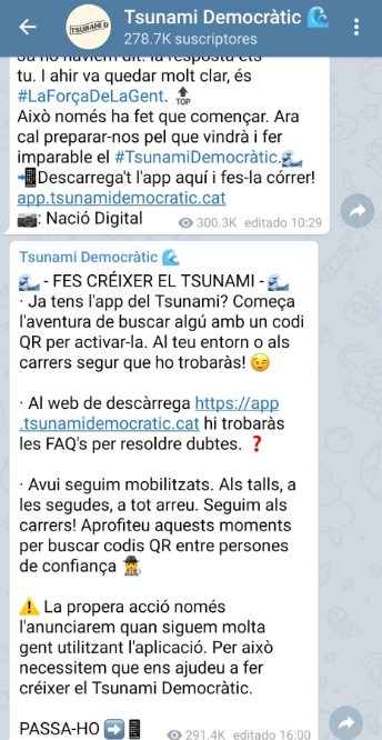 tsunami democratic