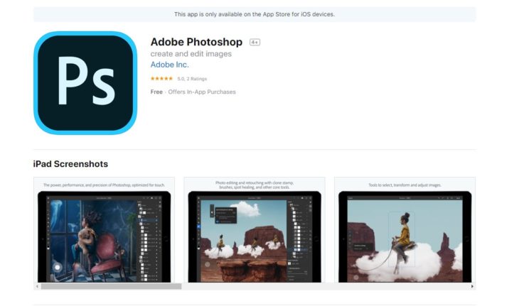 photoshop para iPad