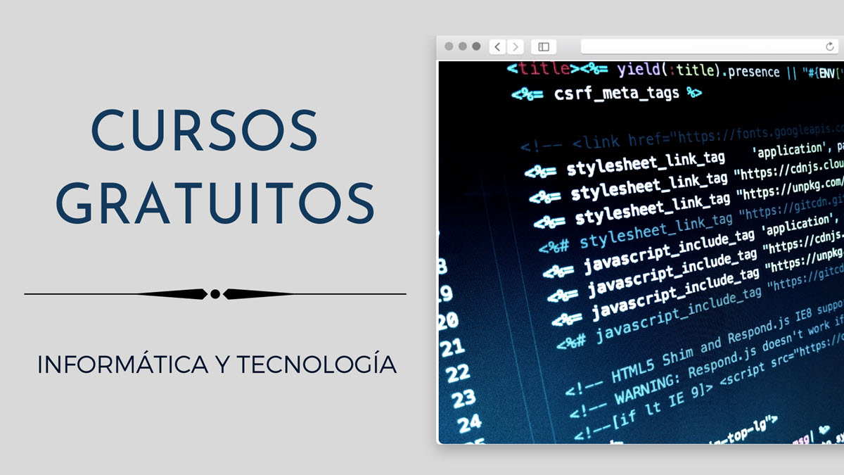 26 cursos gratuitos de tecnología para comenzar en mayo