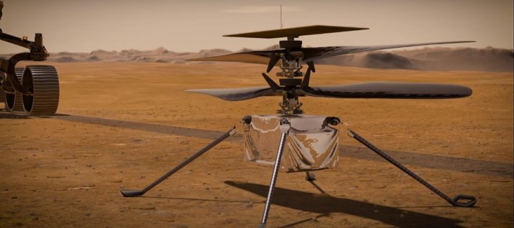 Ingenuity, Helicóptero que viajará a Marte