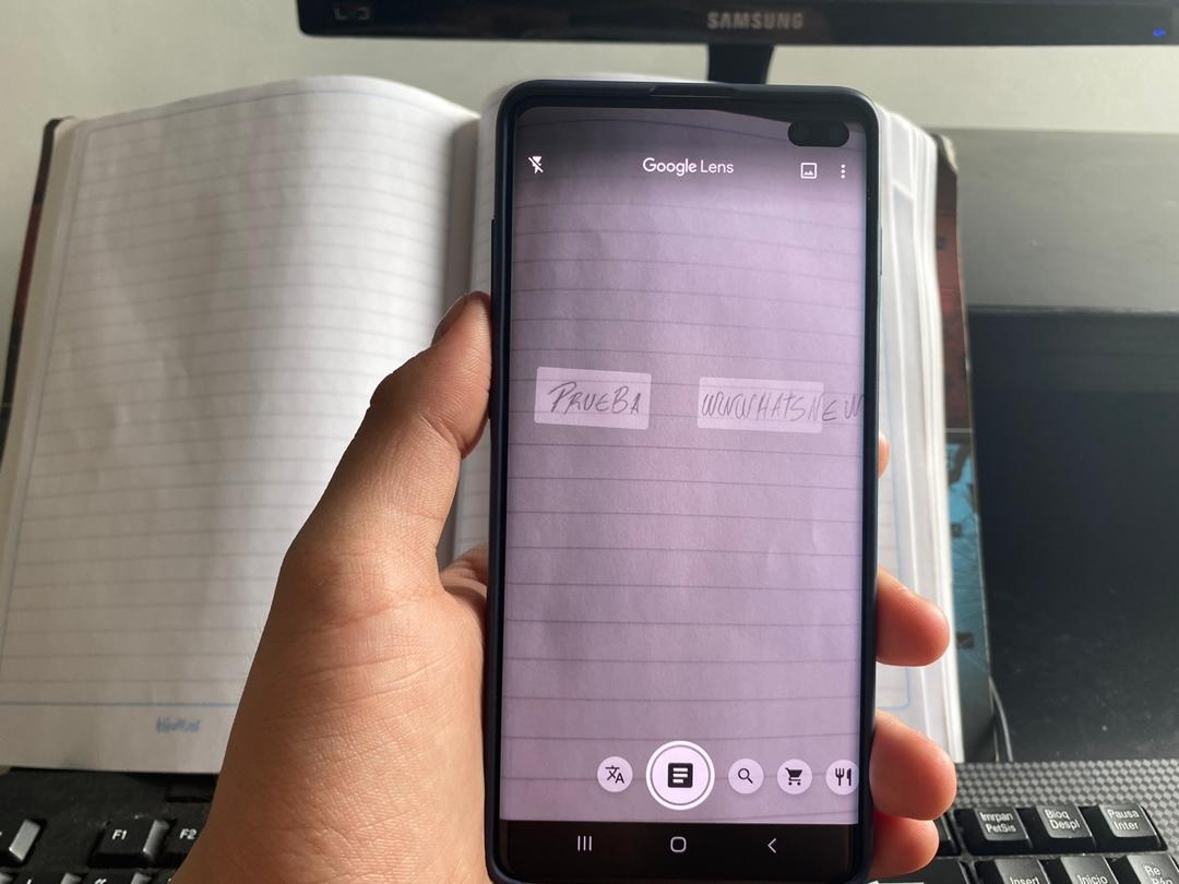 Pasar texto escrito a mano a ordenador con smartphone
