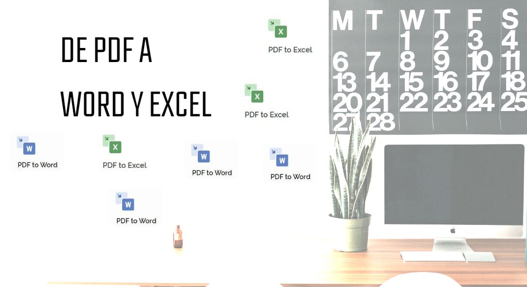 Cómo pasar de PDF a Excel o a Word