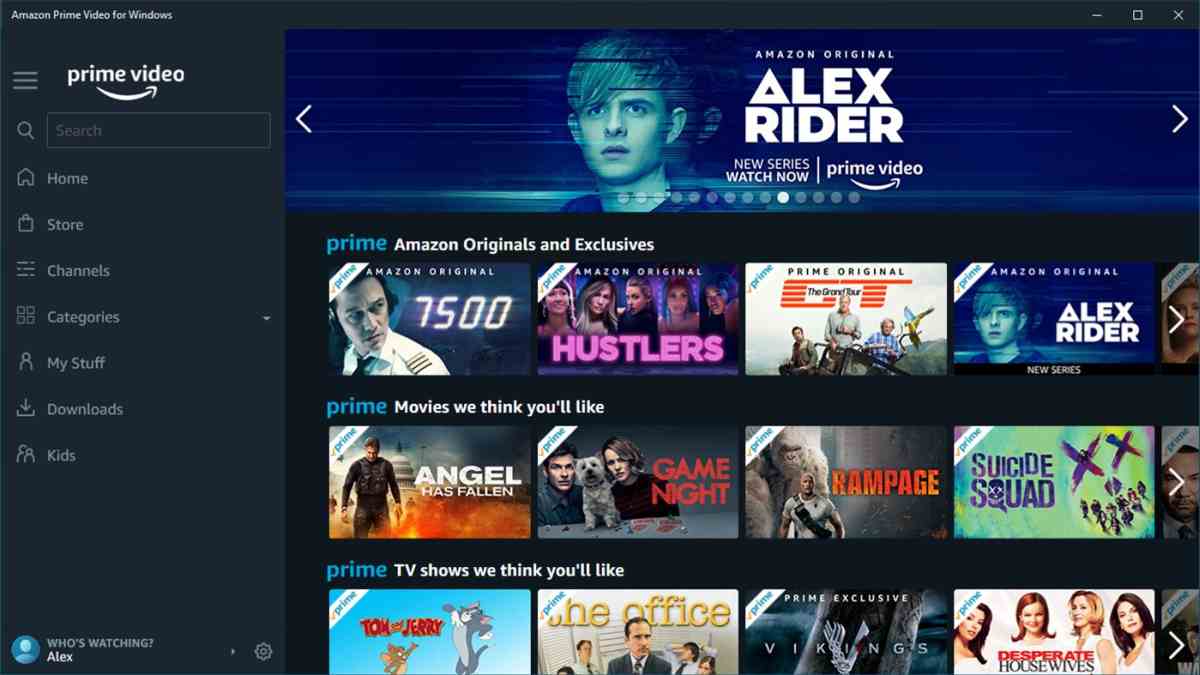 Amazon Prime Video ya cuenta con su propia aplicación para Windows 10