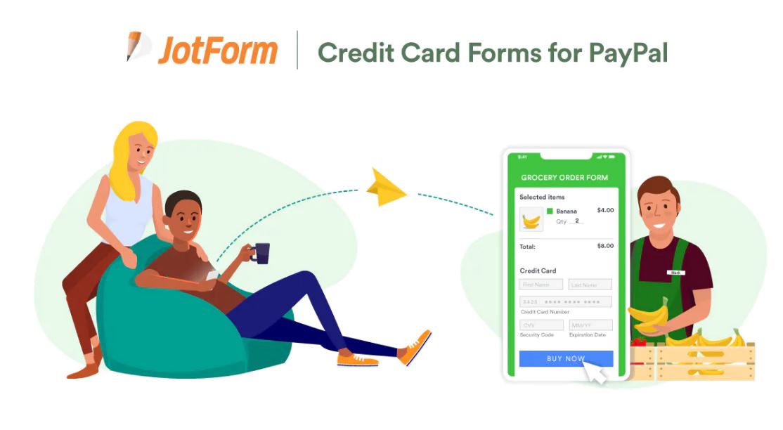 Formulario web para recibir dinero de tarjetas de crédito a nuestro Paypal