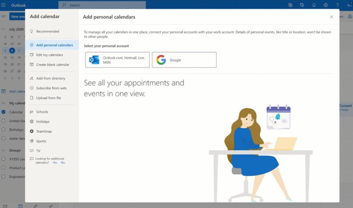 Microsoft Outlook suma una serie de novedades para planificar eventos y organizar calendarios