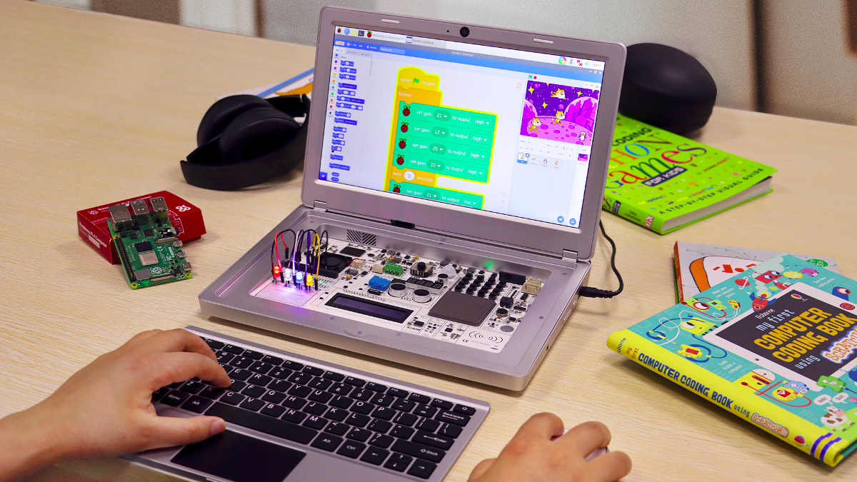 2, un kit de desarrollo basado en Raspberry que funciona como laptop