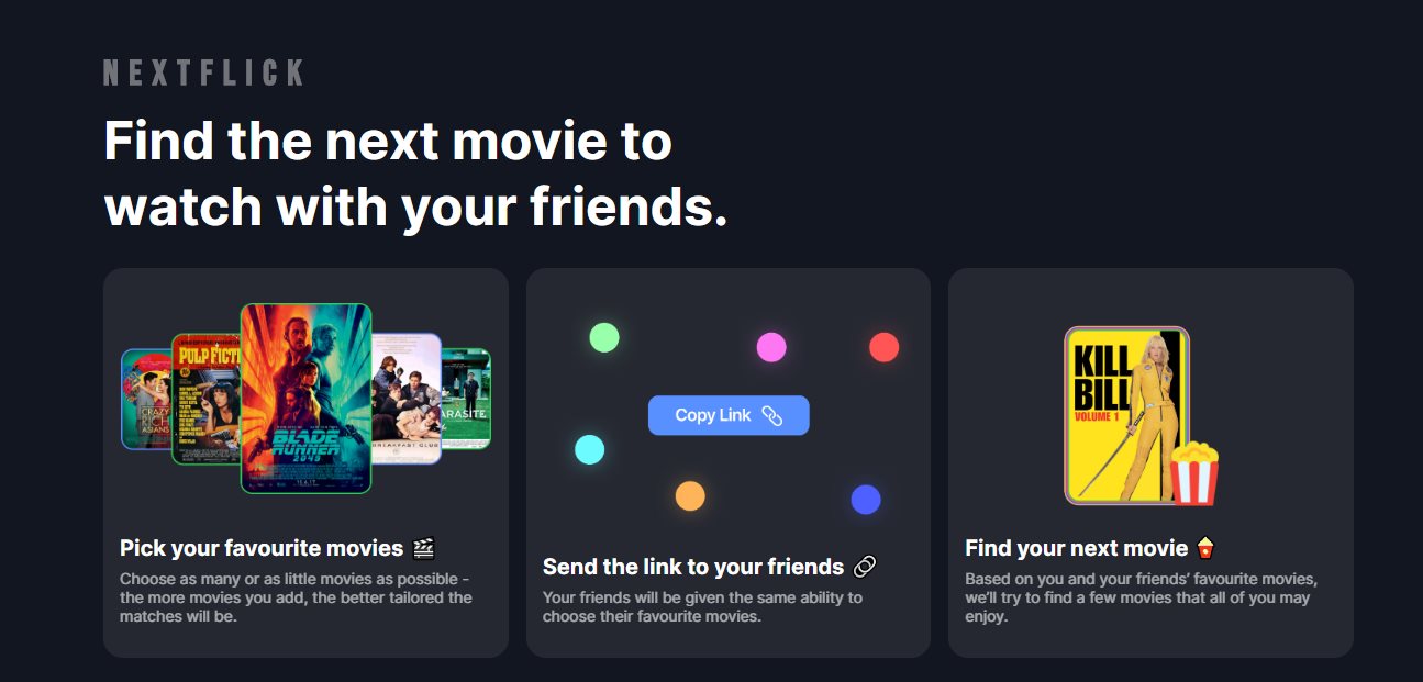 Nextflick, para encontrar la película ideal para ver en grupo