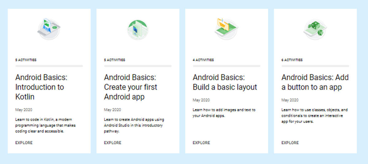 programar apps Android