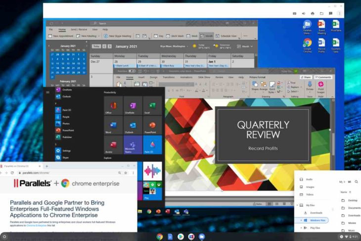 Virtualización de apps Windows en Chrome OS