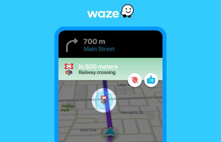 Avisos de cruces ferroviarios en Waze