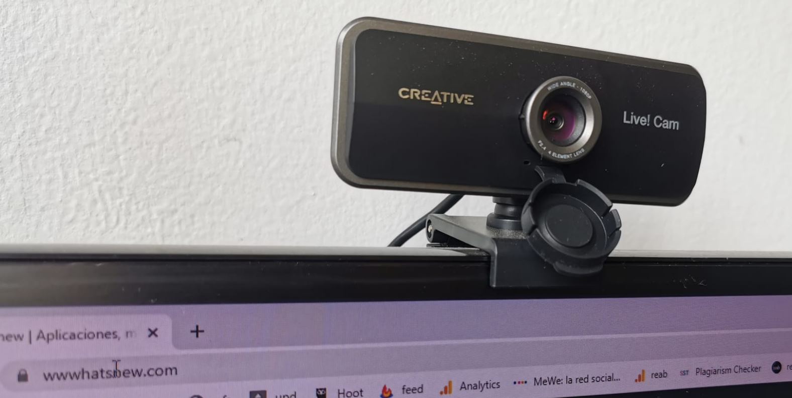 Así es la Creative Cam, una webcam 1080p de 50 euros