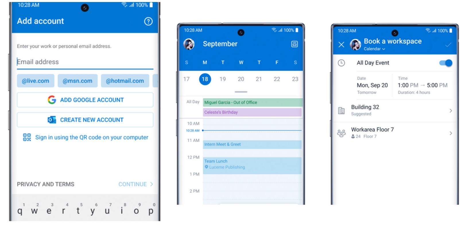Outlook para móviles ahora es más fácil, seguro y completo