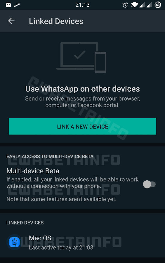 Dispositivos WhatsApp