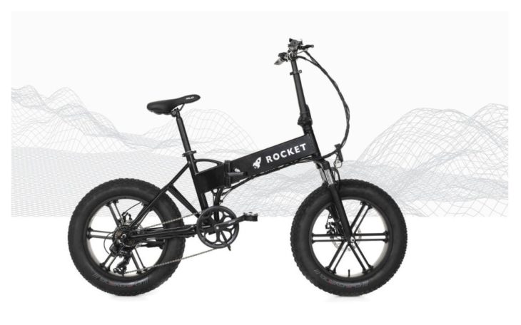bicicleta electrica plegable rocket ebike