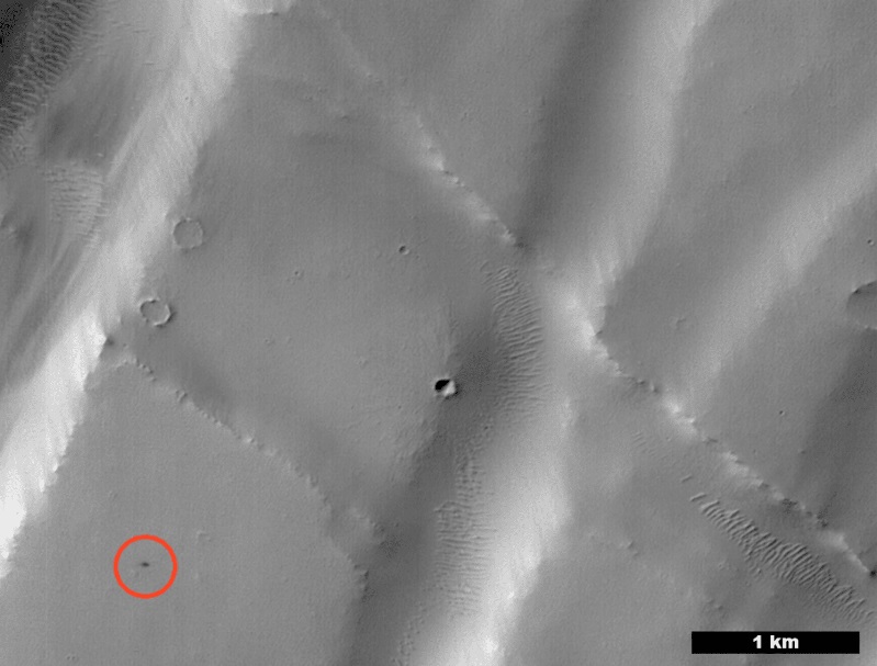 crateres en imagenes de martes descubiertos por inteligencia artificial