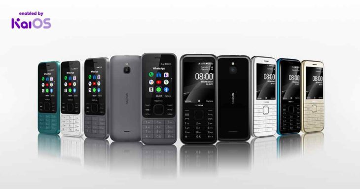 Nokia 6300 4G y Nokia 8000 4G