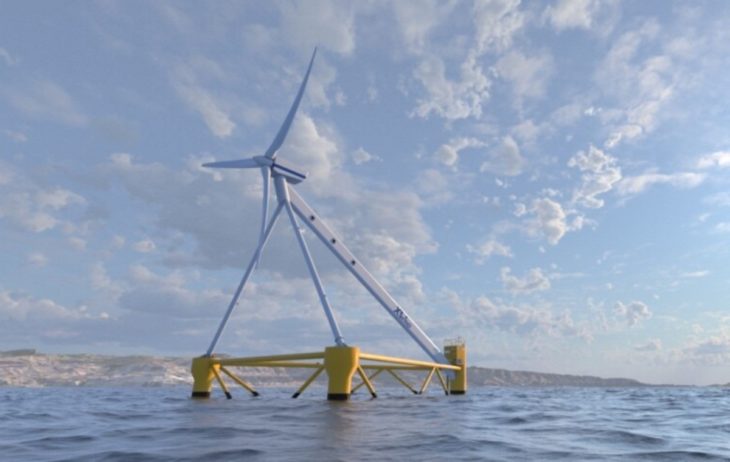 Crean en España sistema eólico flotante que crea energía orientándose a favor del viento