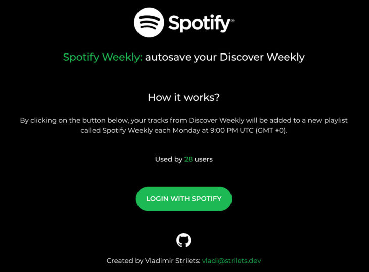 Spotify Weekly