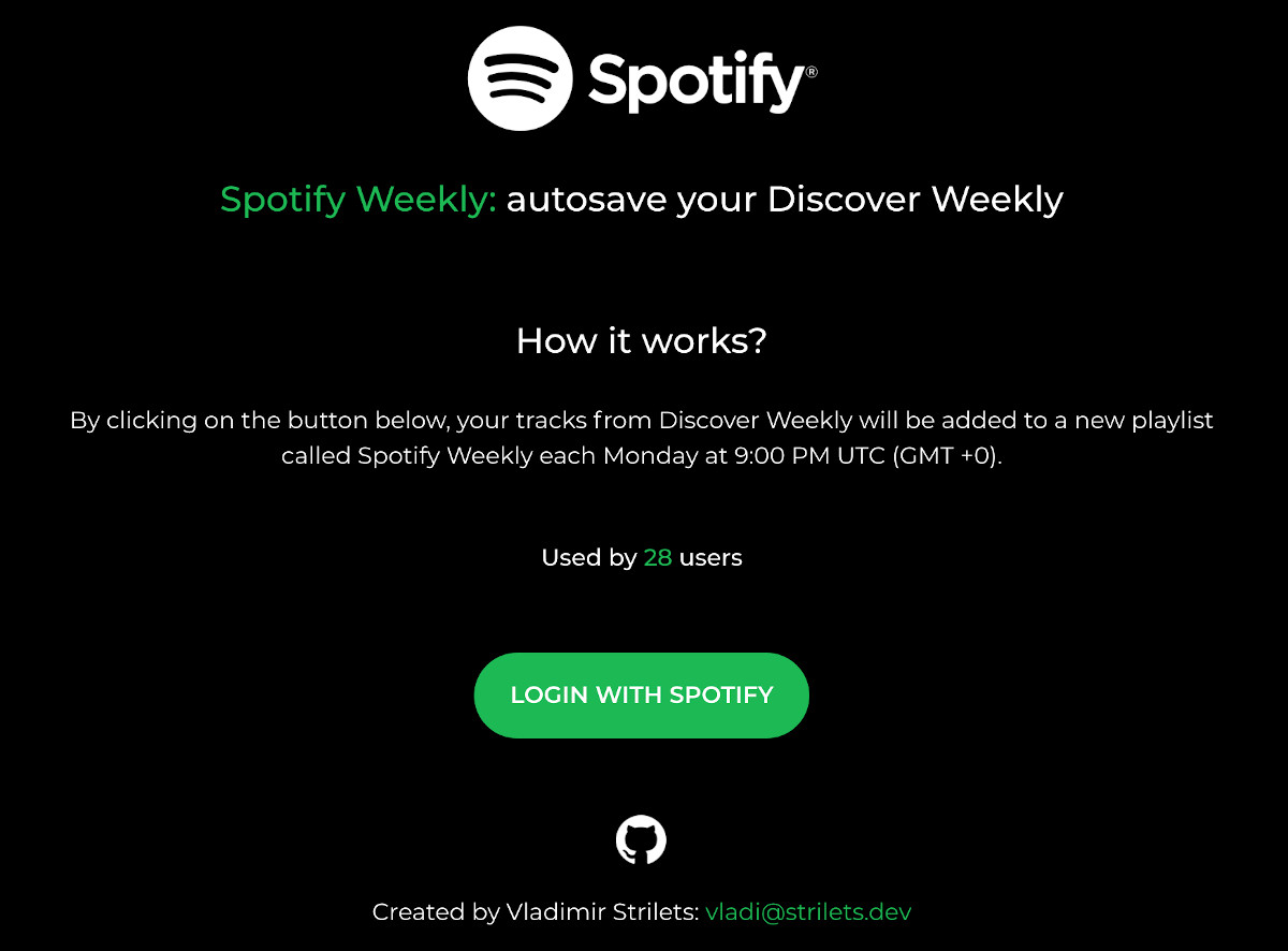 Weeker Spotify Spotify Weekly, para respaldar automáticamente tu Descubrimiento Semanal