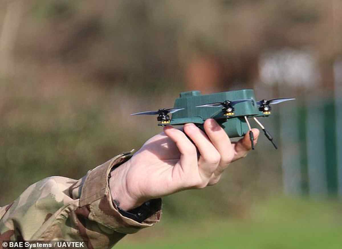 dron del ejército británico