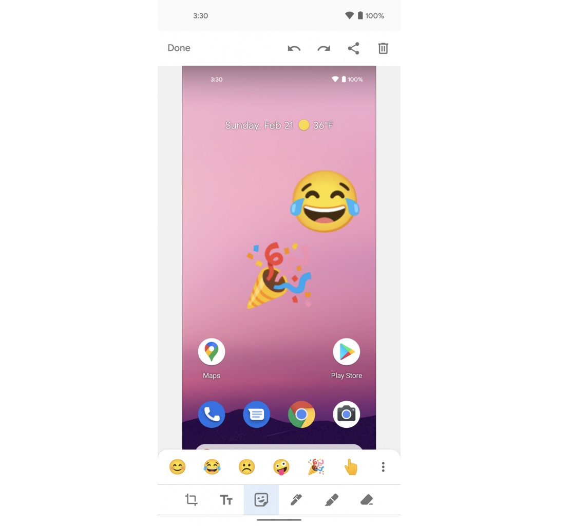 Android 12 Screenshot Editor