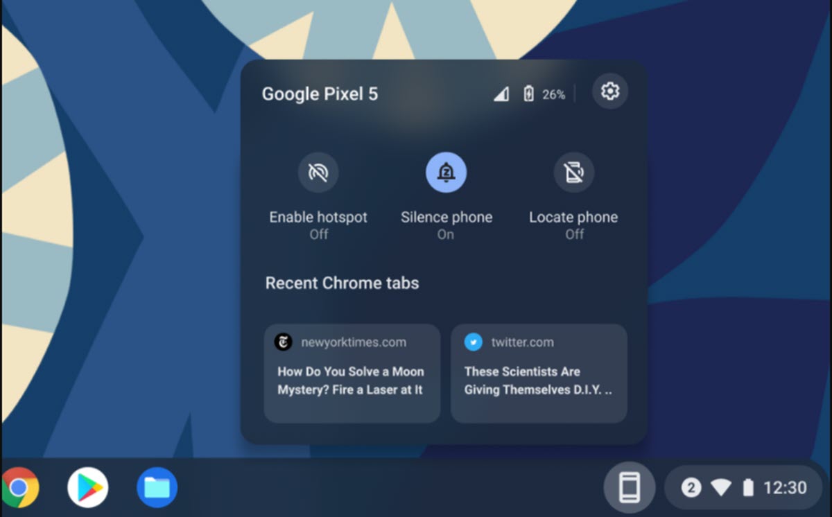 Chrome OS tiene nueva función para acceder a tu móvil Android desde un Chromebook