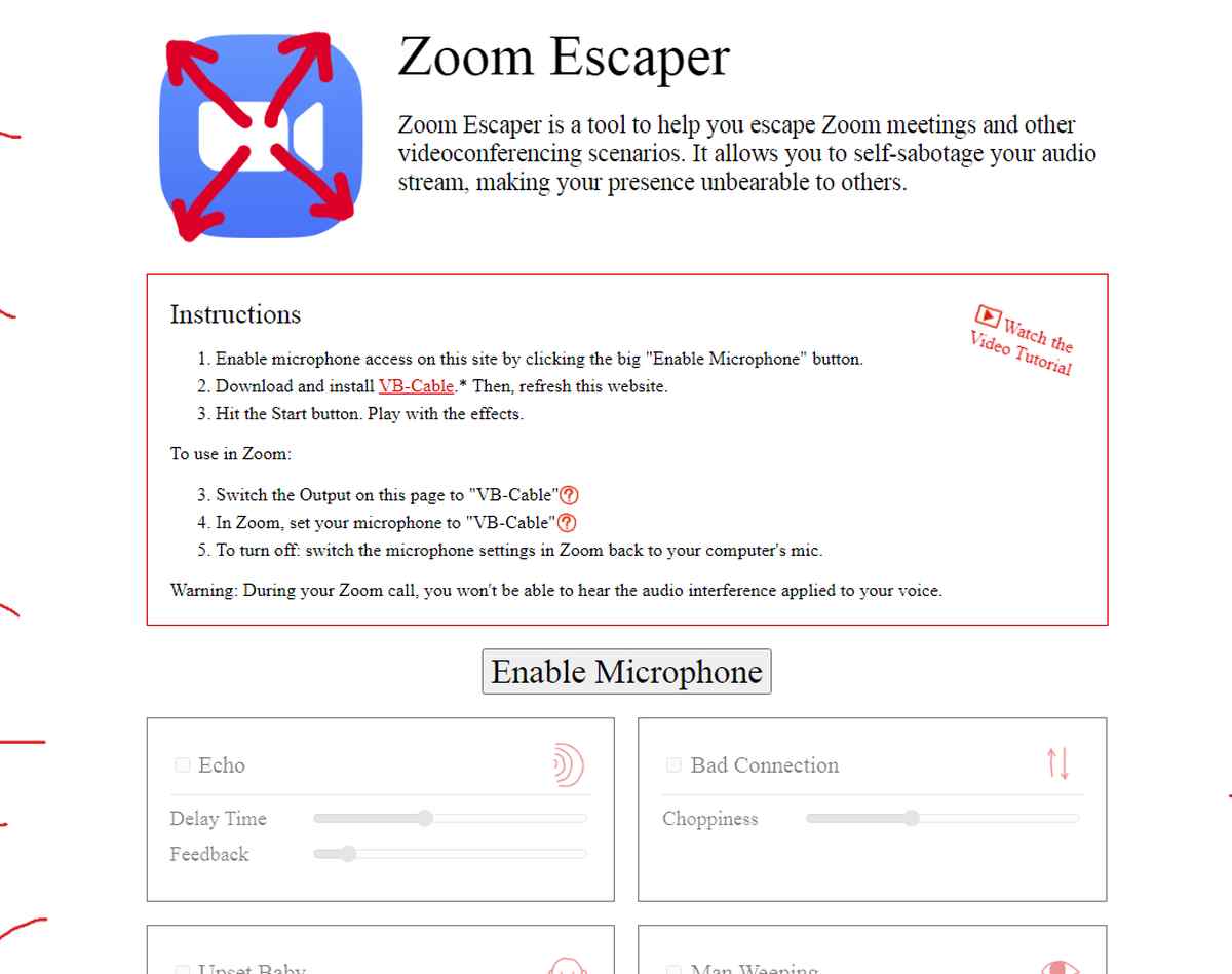 Zoom Escaper