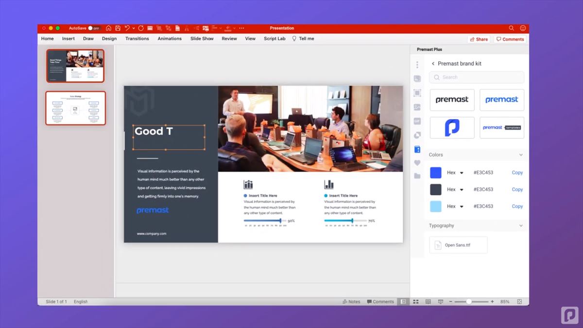 Premast, para crear mejores presentaciones en PowerPoint, presenta su versión 2.0