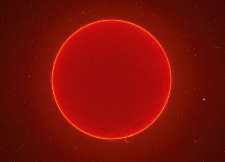 Una fotografía del Sol ¡de 230 megas