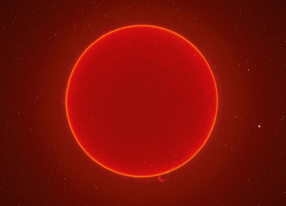 Una fotografía del Sol ¡de 230 megas