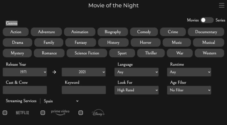 Movie of the Night