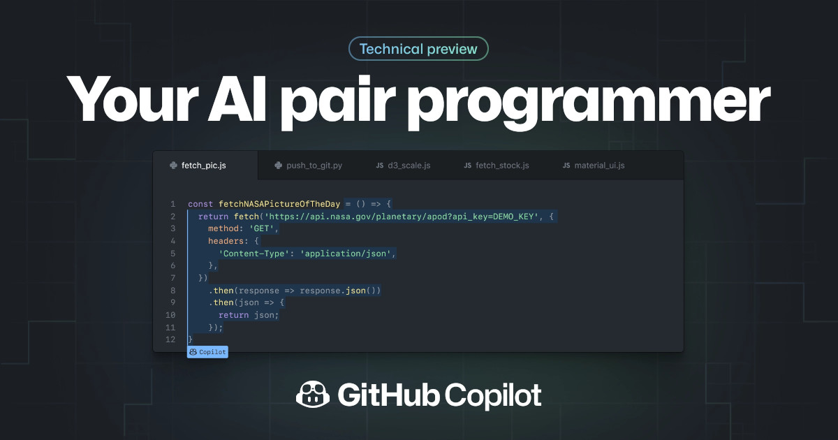 GitHub presentó Copilot, una IA que ayuda a programar