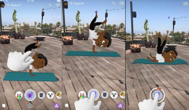 Mejorar el avatar digital en Snapchat con Bitmoji 3D