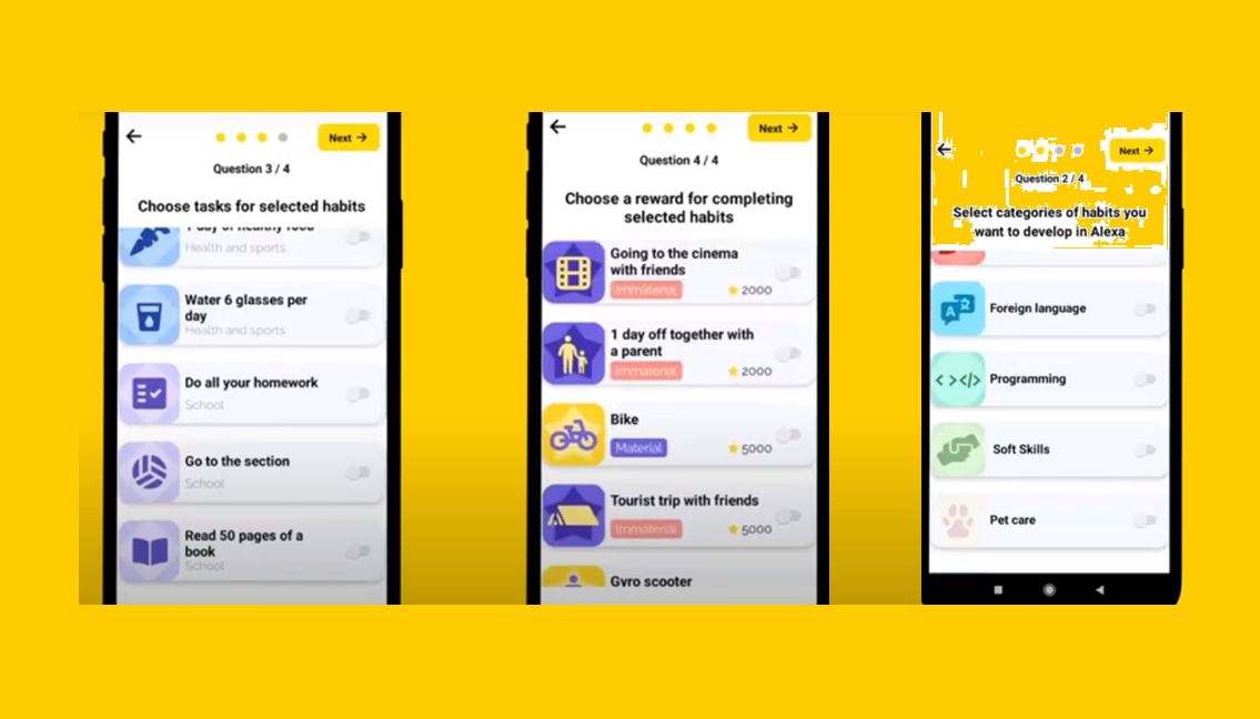 KidHab, una app para que los hijos ganen puntos y consigan premios por hacer tareas específicas