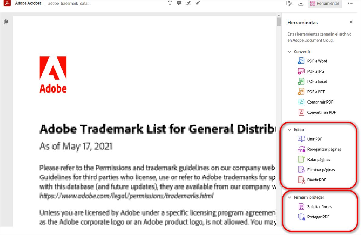 Cómo editar PDF con la extensión de Adobe