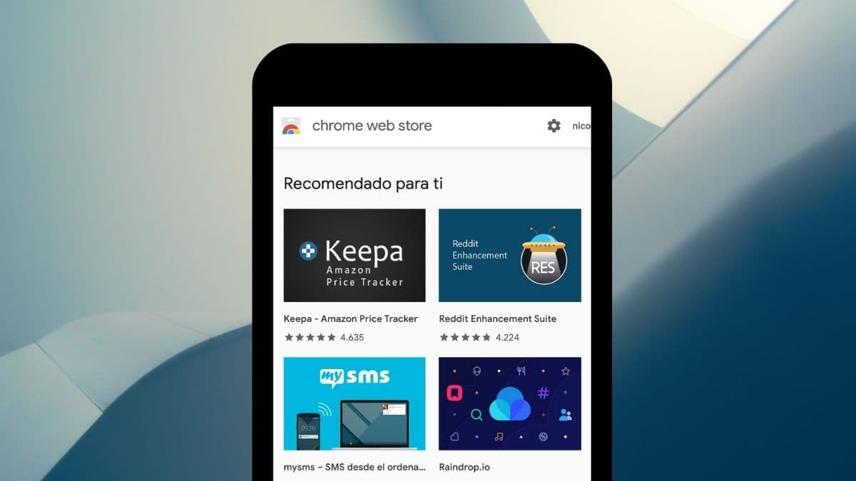 Extensiones Chrome Android
