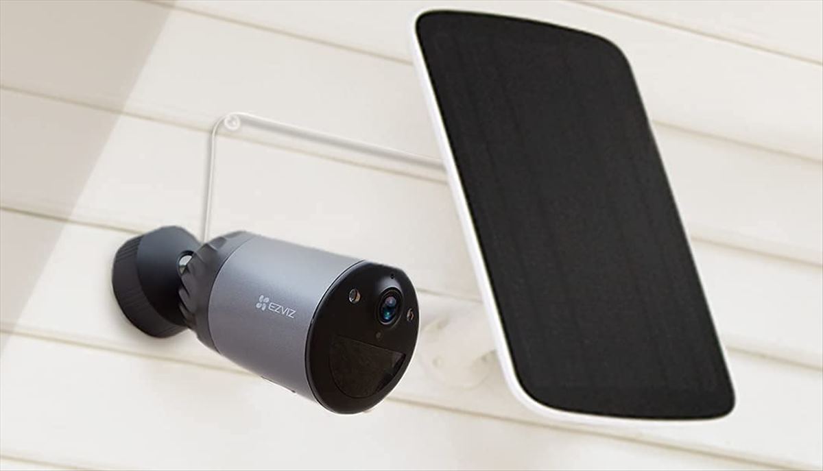 EZVIZ BC1C, cámara de seguridad 1080P, con panel solar incluido, por menos de 100 euros