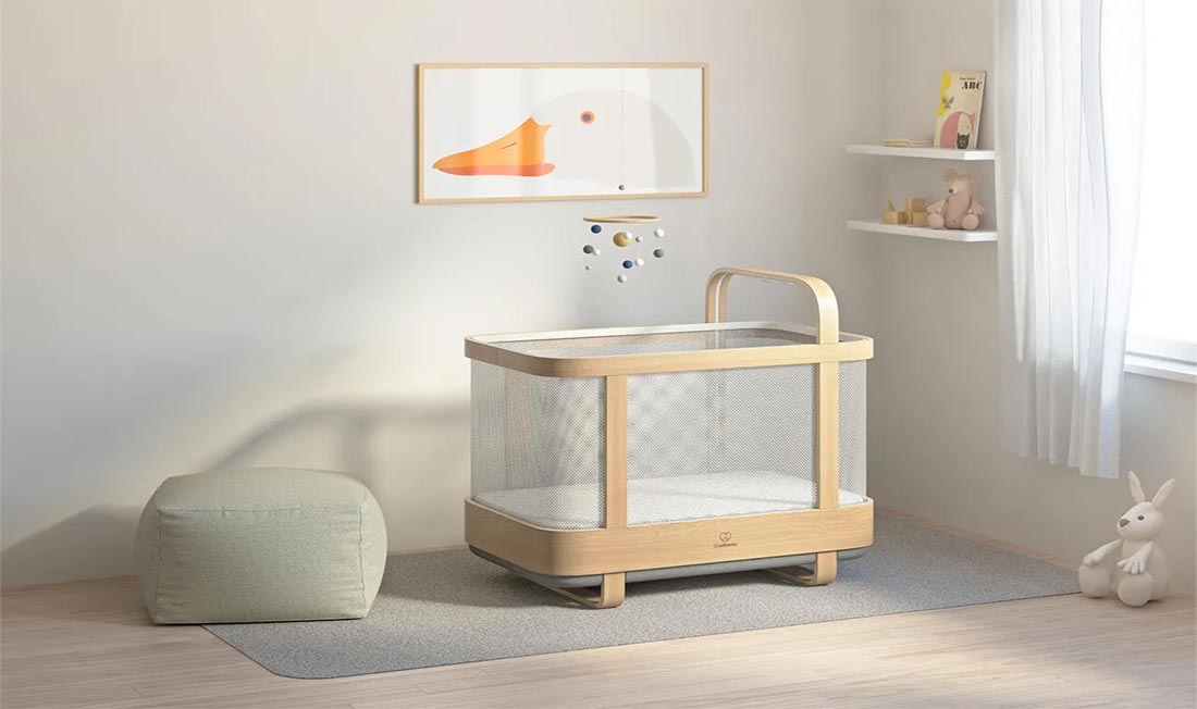Cradlewise crib that sleeps babies automatically