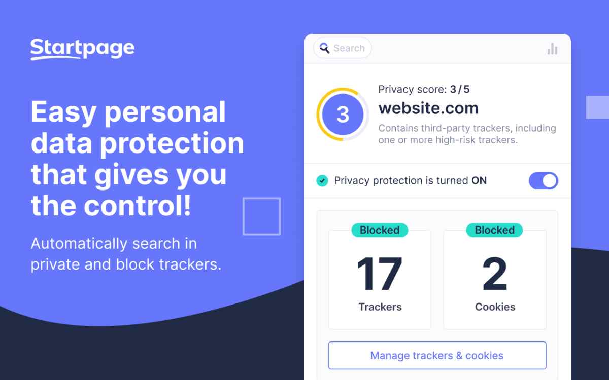 Cómo controlar la privacidad en la web con lo nuevo de Startpage