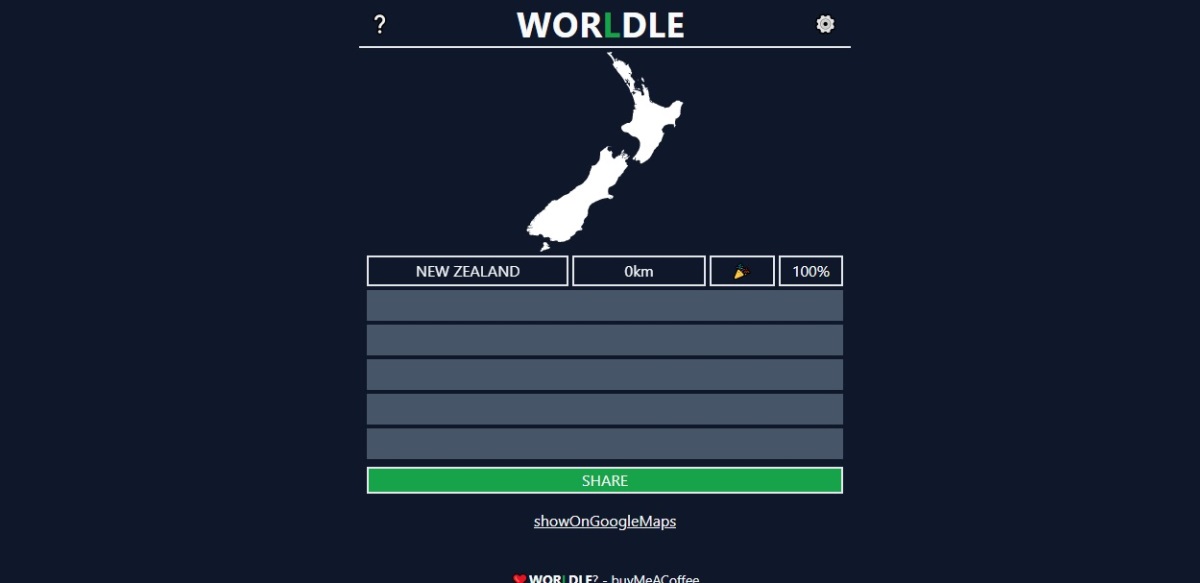 Conoce a Worldle, una variante del juego original, pero adivinando el nombre de un país