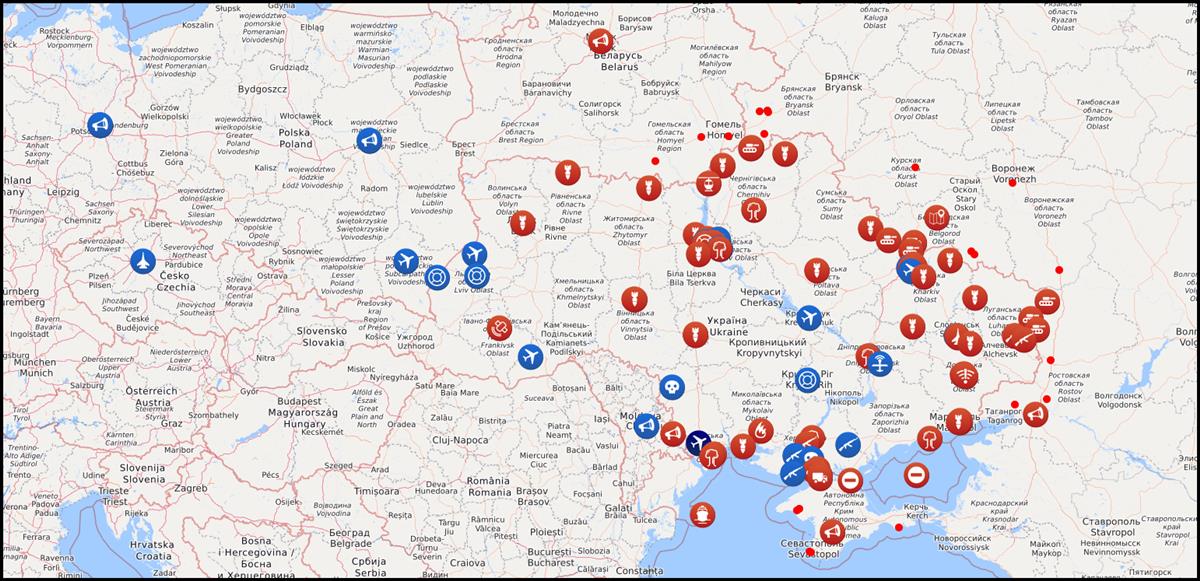 mapa guerra Ucrania